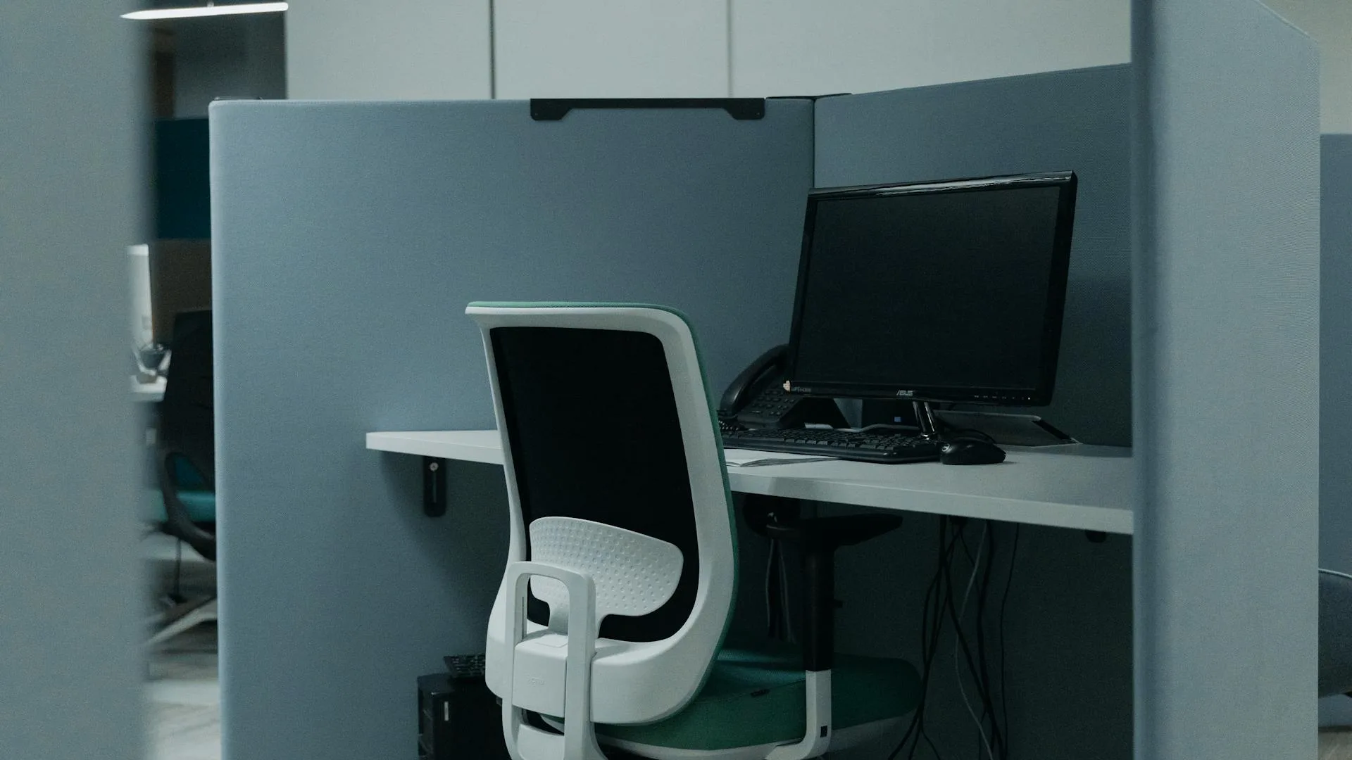 Professional office workspace